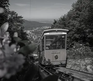 DAS FAHREN MIT DER MERKURBERGBAHN
